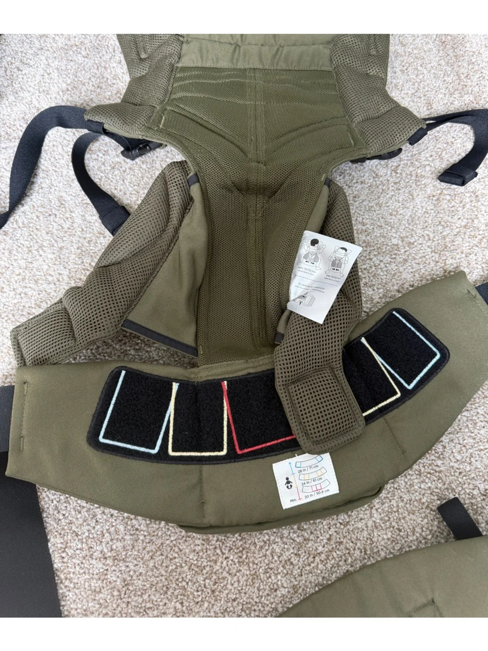 Ergobaby™ Omni 360 Cool Air Mesh - Khaki Green (like new)